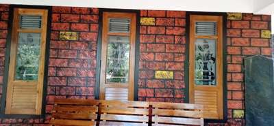 Wall, Window Designs by Painting Works prajeesh k, Palakkad | Kolo