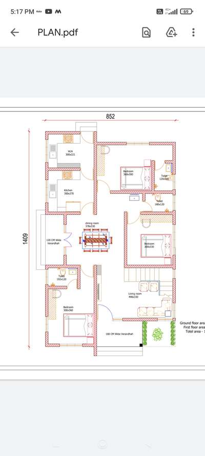 Plans Designs by 3D & CAD ARK architectsbuilders, Kottayam | Kolo