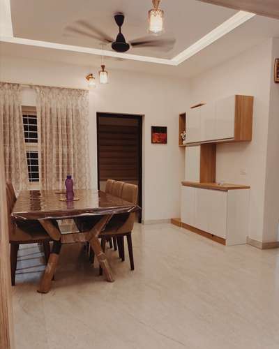 Ceiling, Dining, Furniture, Table Designs by Contractor Nasik Ah, Ernakulam | Kolo