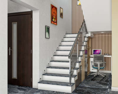 Staircase Designs by Architect Rohith R, Alappuzha | Kolo