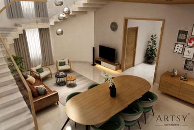Dining, Furniture, Storage, Living Designs by Architect Afsal Mohamed, Kozhikode | Kolo