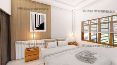 Bedroom, Furniture, Storage, Lighting, Wall, Window Designs by Architect neena  Manuel, Kottayam | Kolo