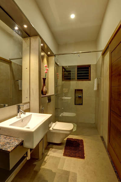 Bathroom, Lighting Designs by Architect Dinraj Dinakaran, Ernakulam | Kolo