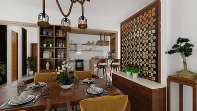 Dining, Furniture, Storage, Table, Home Decor Designs by 3D & CAD Anjumon V, Idukki | Kolo
