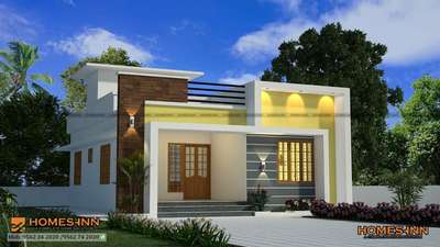 Exterior Designs by Civil Engineer Rafeeq Kavungal, Malappuram | Kolo