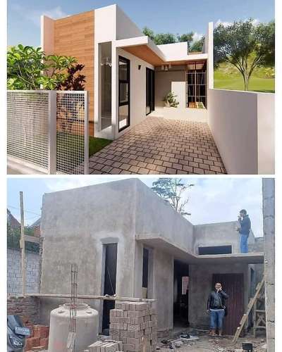 Exterior, Flooring Designs by Contractor Wajid Khan, Delhi | Kolo