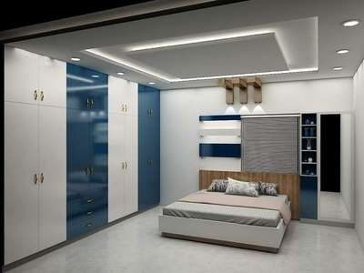 Bedroom, Lighting, Furniture, Storage, Ceiling Designs by Contractor Faheem  Ahmed , Ghaziabad | Kolo