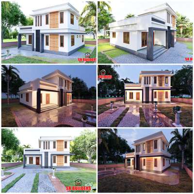 Exterior Designs by Contractor SR  BUILDERS, Kasaragod | Kolo