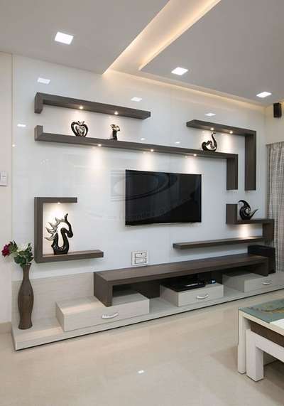 Lighting, Living, Home Decor, Storage, Table Designs by Contractor Modern Interior Resolution , Delhi | Kolo