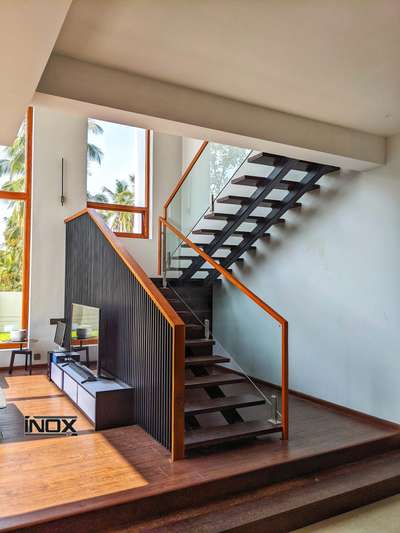 Staircase Designs by Contractor INOX GLASS EXPERTS, Malappuram | Kolo