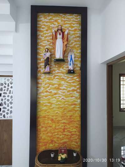 Prayer Room Designs by Painting Works Anumon IR   7902999330, Thrissur | Kolo