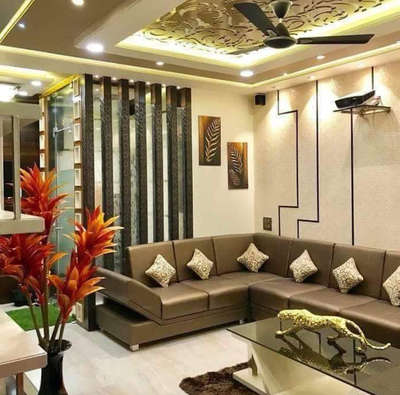 Ceiling, Lighting, Living, Furniture, Table Designs by Interior Designer asif  aslam, Gautam Buddh Nagar | Kolo