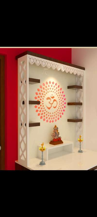 Storage, Prayer Room Designs by Contractor THIYA HOME DESIGNS , Gautam Buddh Nagar | Kolo