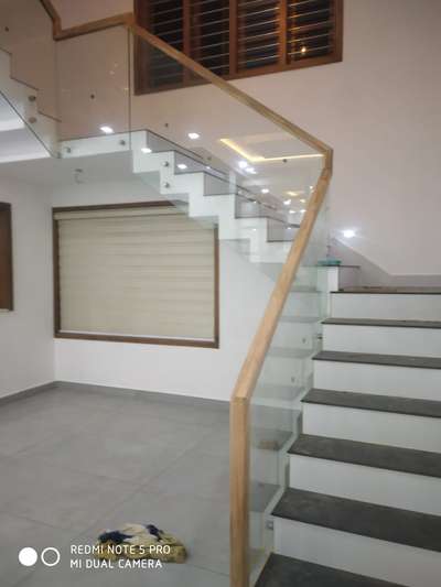 Staircase Designs by Carpenter Remesan EB, Kannur | Kolo