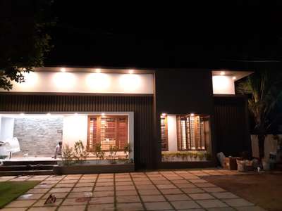 Exterior, Outdoor, Lighting Designs by Contractor Ratheesh jaya Jaya, Kollam | Kolo