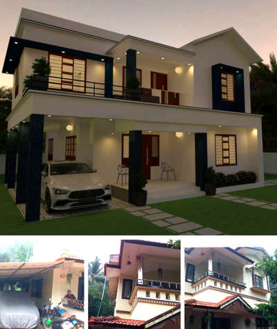 Exterior, Lighting Designs by Civil Engineer Aswathi prabhudas, Malappuram | Kolo