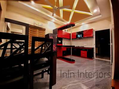 Dining, Furniture, Lighting, Kitchen, Storage, Ceiling Designs by Contractor Sharuk  Shahul , Alappuzha | Kolo