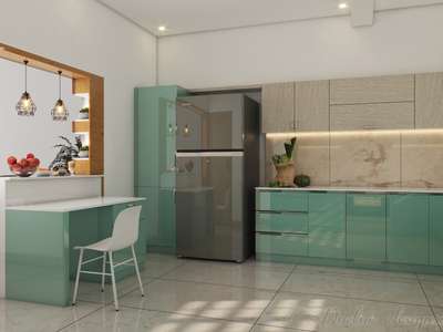 Kitchen, Lighting, Storage Designs by 3D & CAD Sreyas  Ashokkumar , Kottayam | Kolo
