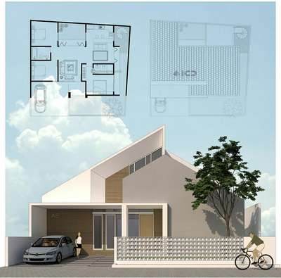 Exterior, Plans Designs by Architect ICD Architectural Studio, Kollam | Kolo