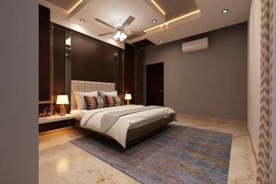 Furniture, Storage, Wall, Bedroom, Ceiling Designs by Interior Designer Midhun P, Malappuram | Kolo