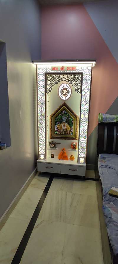 Prayer Room, Storage, Furniture, Bedroom, Flooring Designs by Building Supplies Manoj Jangid, Jaipur | Kolo