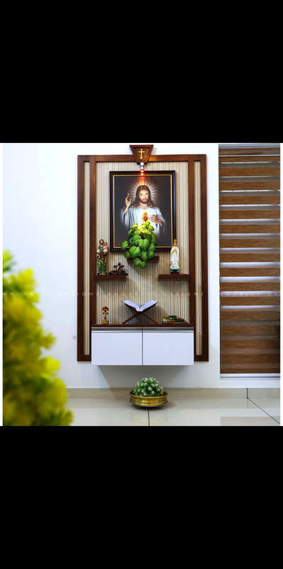 Prayer Room, Storage Designs by Civil Engineer Sudeep  s v, Pathanamthitta | Kolo