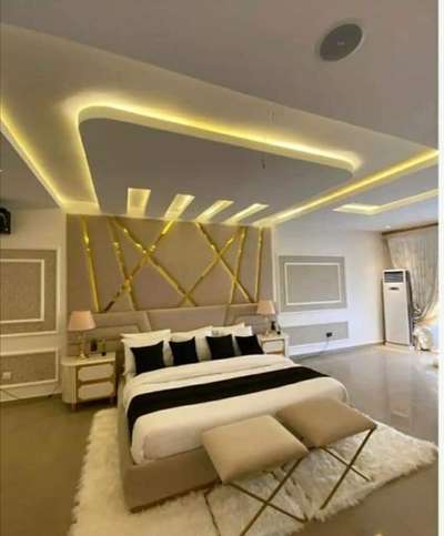 Ceiling, Storage, Bedroom, Furniture, Wall Designs by Contractor Wajid Ali Khan, Bhopal | Kolo