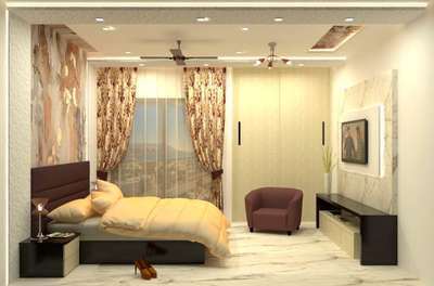 Ceiling, Furniture, Storage, Bedroom, Wall Designs by Service Provider Rahman khan, Sikar | Kolo