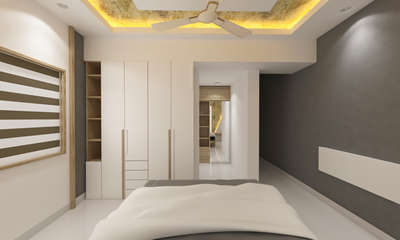 Bedroom, Ceiling, Furniture, Lighting, Storage Designs by Interior Designer Shejil shamsudheen, Thrissur | Kolo