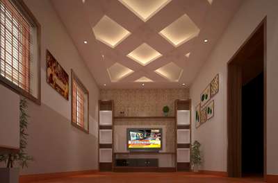 Lighting, Ceiling, Living, Storage Designs by Interior Designer Joby y, Kollam | Kolo