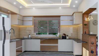Kitchen, Storage, Lighting, Window Designs by 3D & CAD Sudhi Suresh, Idukki | Kolo