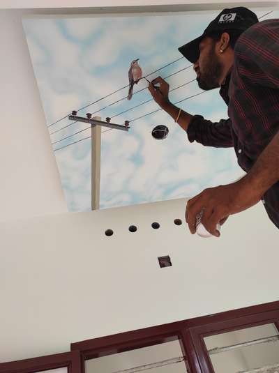 Ceiling Designs by Interior Designer Saneesh Art, Ernakulam | Kolo