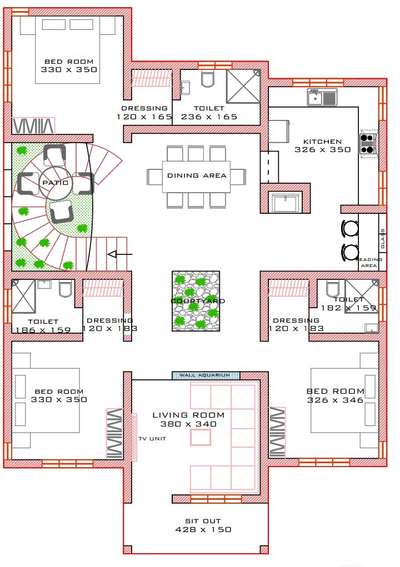 Plans Designs by Architect Salmia Builders, Ernakulam | Kolo