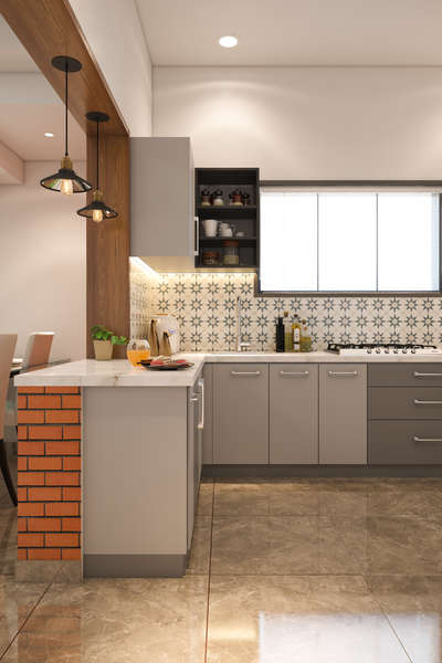 Kitchen, Storage, Window Designs by Interior Designer Kishor C, Palakkad | Kolo