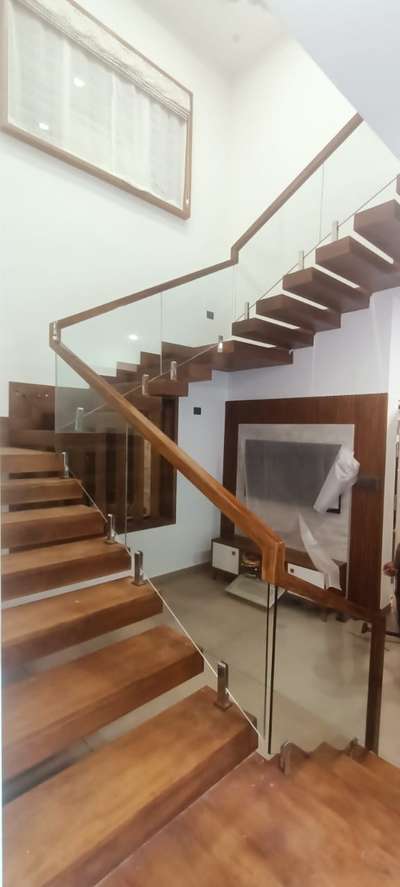 Staircase, Storage Designs by Contractor George Tom, Idukki | Kolo