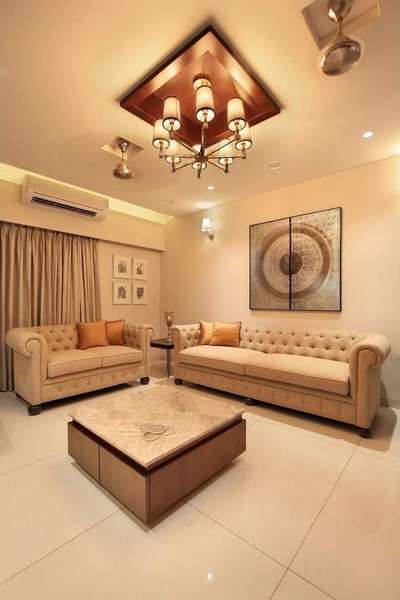Furniture, Lighting, Living, Ceiling, Table Designs by Interior Designer Haseen Khan Sofa centre, Gautam Buddh Nagar | Kolo