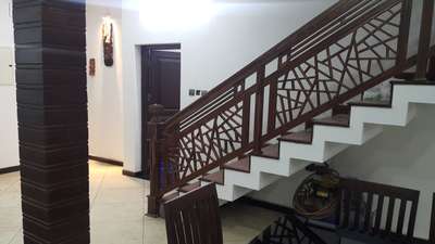 Staircase Designs by Carpenter Unnikrishnan Kizhakkootte, Thrissur | Kolo