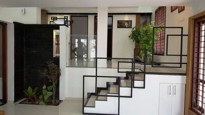 Wall, Staircase Designs by Architect ARUN  TG , Thiruvananthapuram | Kolo
