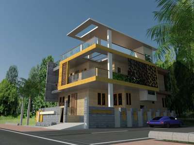 Exterior Designs by Architect concept  design studio, Jaipur | Kolo