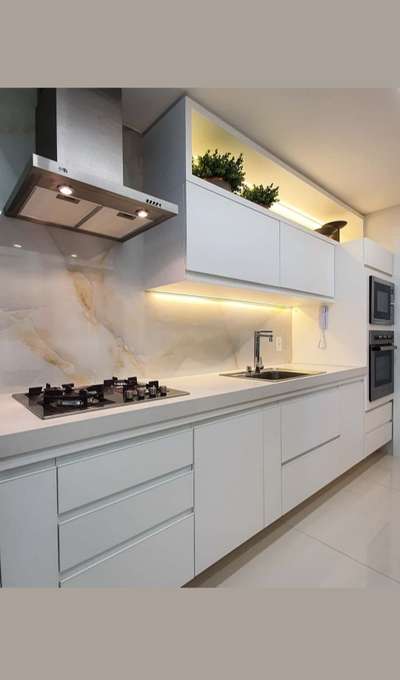 Kitchen, Lighting, Storage Designs by Interior Designer Hira interior and construction, Delhi | Kolo