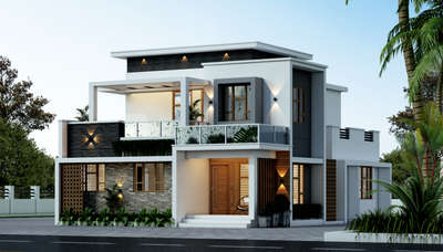 Lighting, Exterior Designs by Civil Engineer Archipilla build solution , Palakkad | Kolo