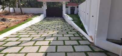 Flooring, Outdoor Designs by Home Automation Greenway Landscape Gardening, Thrissur | Kolo
