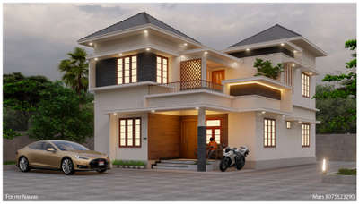Exterior, Lighting Designs by 3D & CAD Rathin Kuppadan, Kozhikode | Kolo