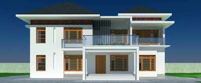 Exterior Designs by Civil Engineer Er Abhiram  wynd, Wayanad | Kolo