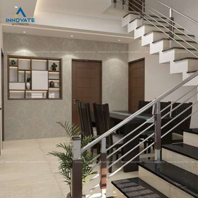 Storage, Staircase Designs by Architect 𝔹ꪖ𝘴ꫝꫀꫀ𝘳 𝕀ꪀꪀꪮꪜꪖ𝓽ꫀ, Thrissur | Kolo