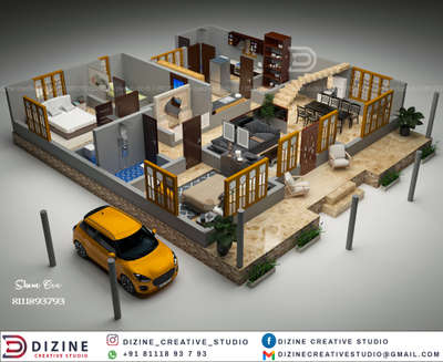 Plans Designs by Interior Designer Mohammed Shamseer, Kasaragod | Kolo