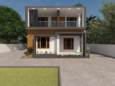 Exterior, Lighting Designs by 3D & CAD muhammed anas ka, Thrissur | Kolo