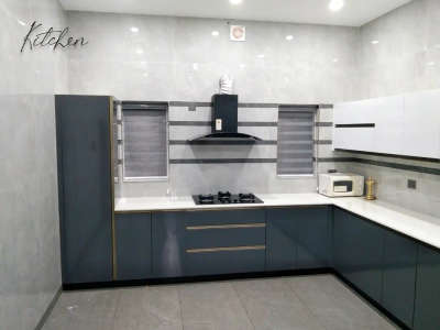 Kitchen, Lighting, Storage Designs by Interior Designer Akhil Achari, Thrissur | Kolo