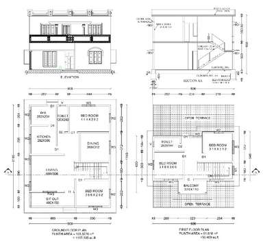 Plans Designs by 3D & CAD Sheena  M K, Malappuram | Kolo