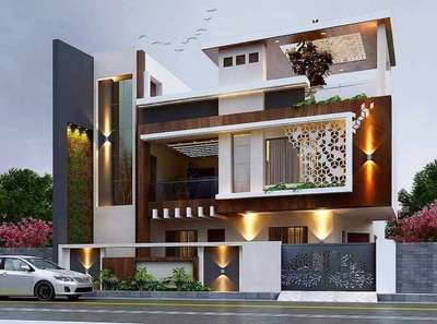 Exterior, Lighting Designs by Home Owner Sumayya Umseee, Kannur | Kolo